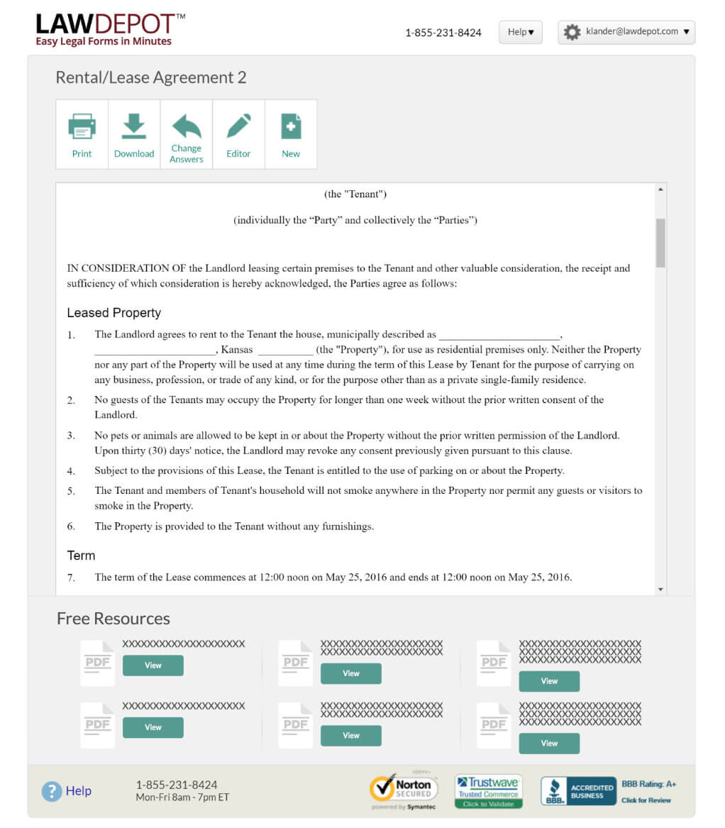 Free Resources Section
